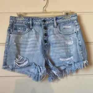 Hidden Distressed High Rise Shorts Size Small