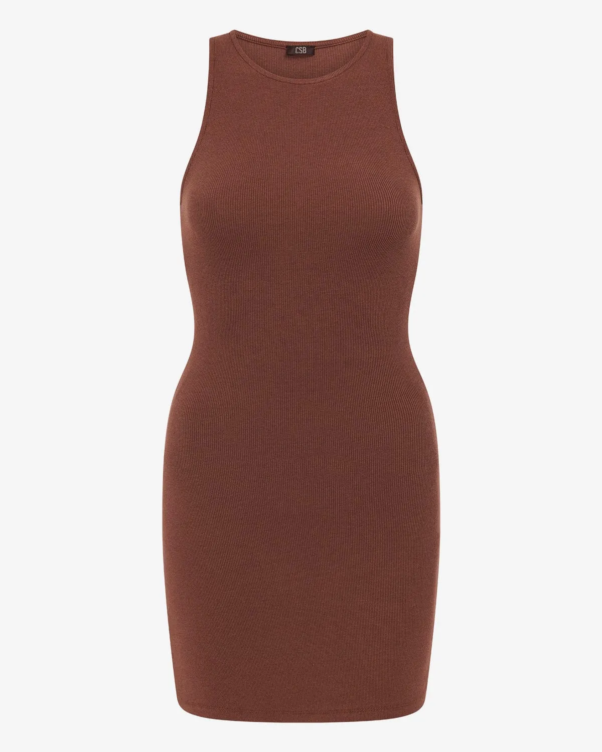High Neck Mini Dress | Maple