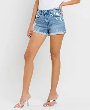 High Rise A Line Shorts