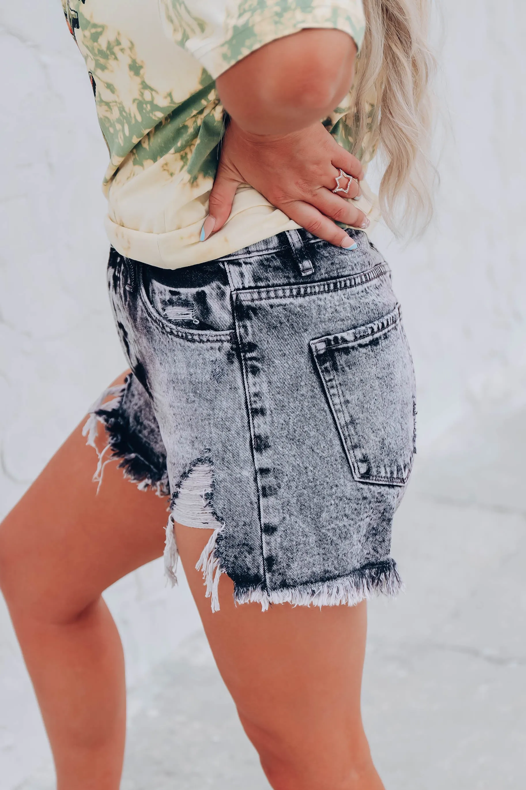 Hudson Denim Mom Shorts