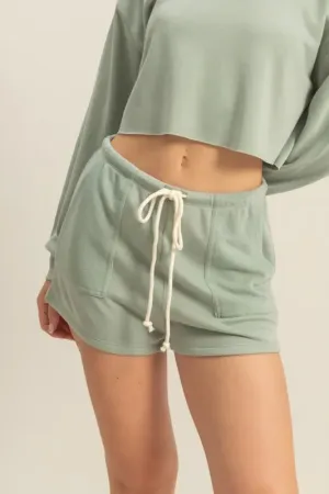 HYFVE Drawstring Mid Waist Shorts