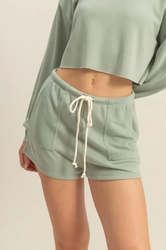 HYFVE Drawstring Mid Waist Shorts