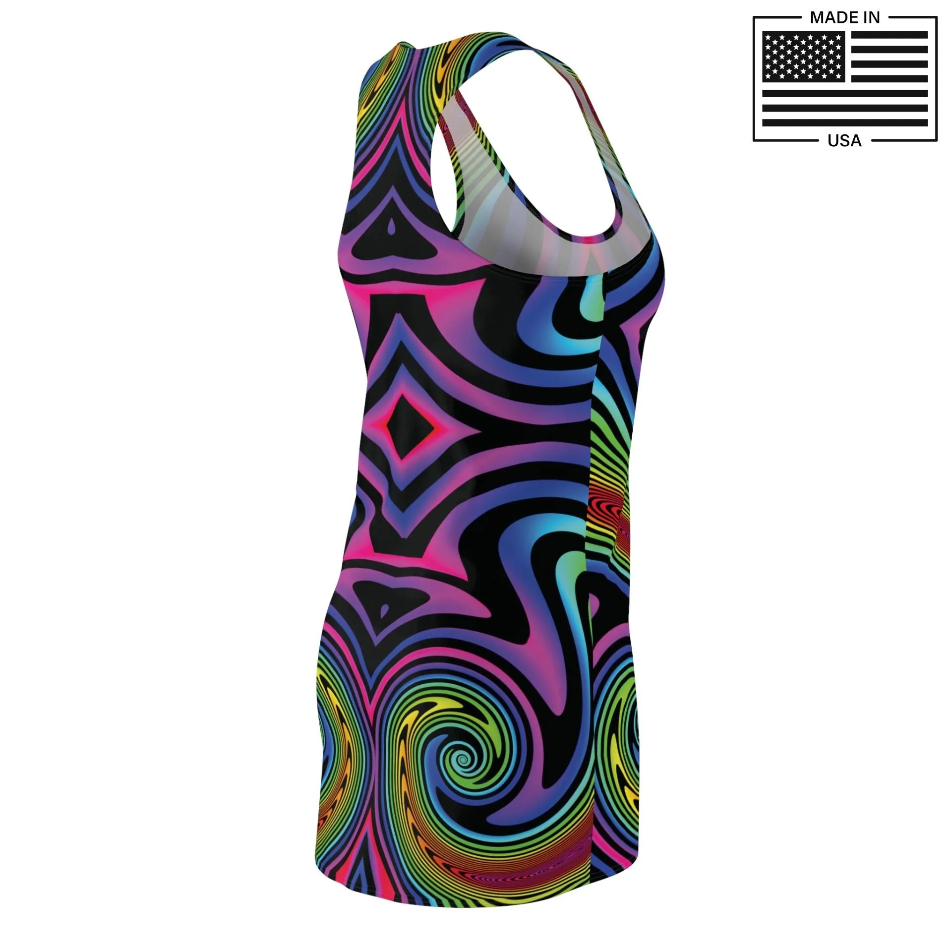 Hypno Rainbow Tank Dress