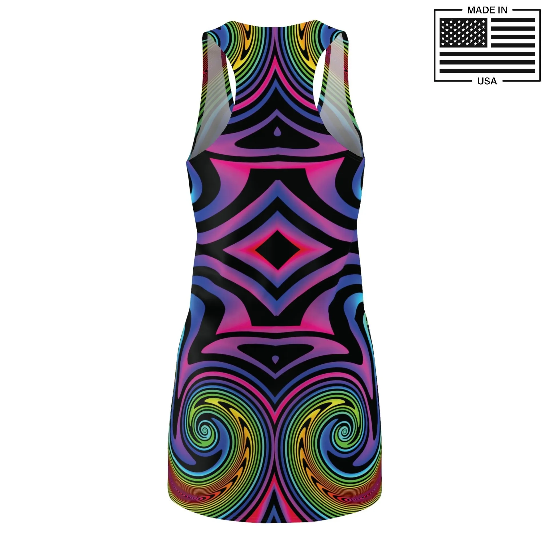Hypno Rainbow Tank Dress