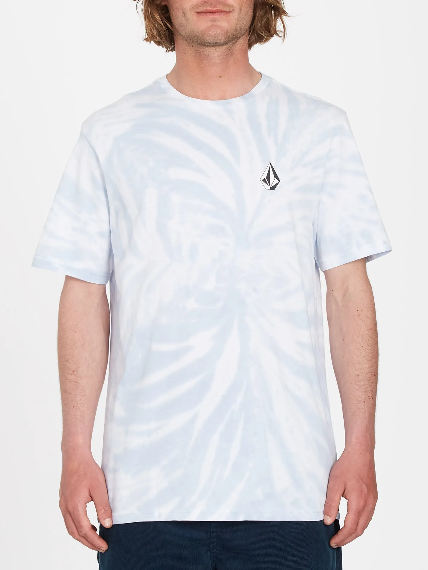 Iconic Stone Dye T-shirt - CELESTIAL BLUE