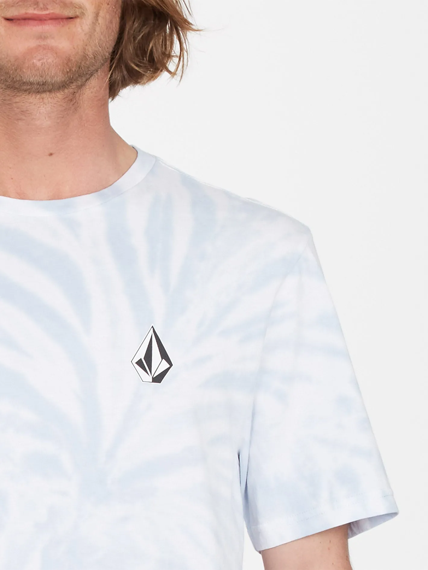 Iconic Stone Dye T-shirt - CELESTIAL BLUE