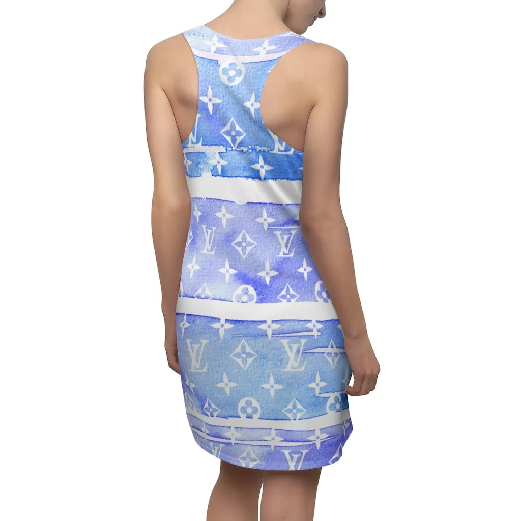 Inspired Blue Watercolor Dress