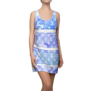Inspired Blue Watercolor Dress