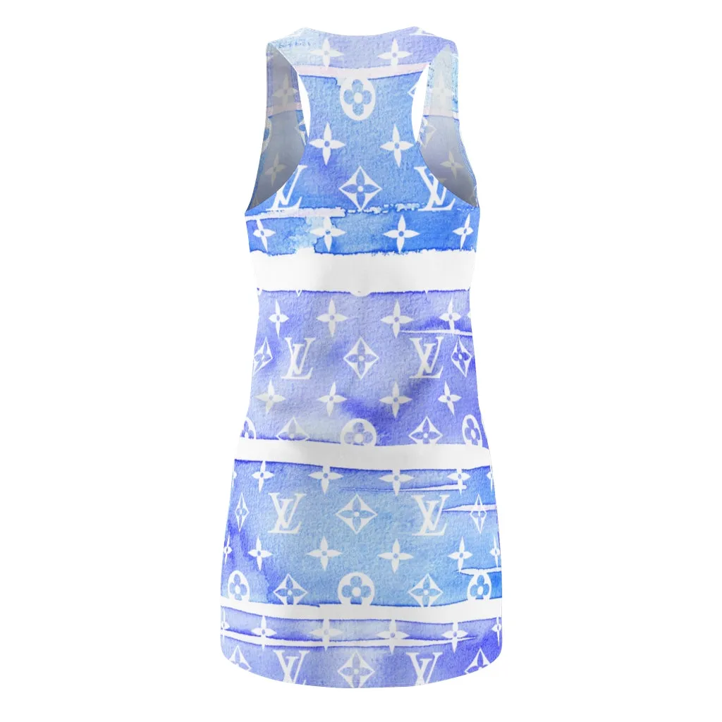 Inspired Blue Watercolor Dress
