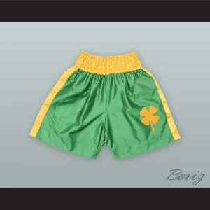 Irish Shamrock Green Boxing Shorts