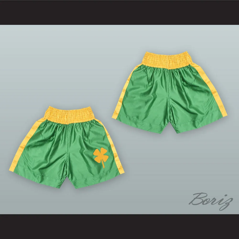 Irish Shamrock Green Boxing Shorts