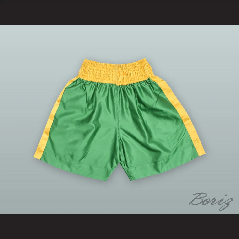 Irish Shamrock Green Boxing Shorts