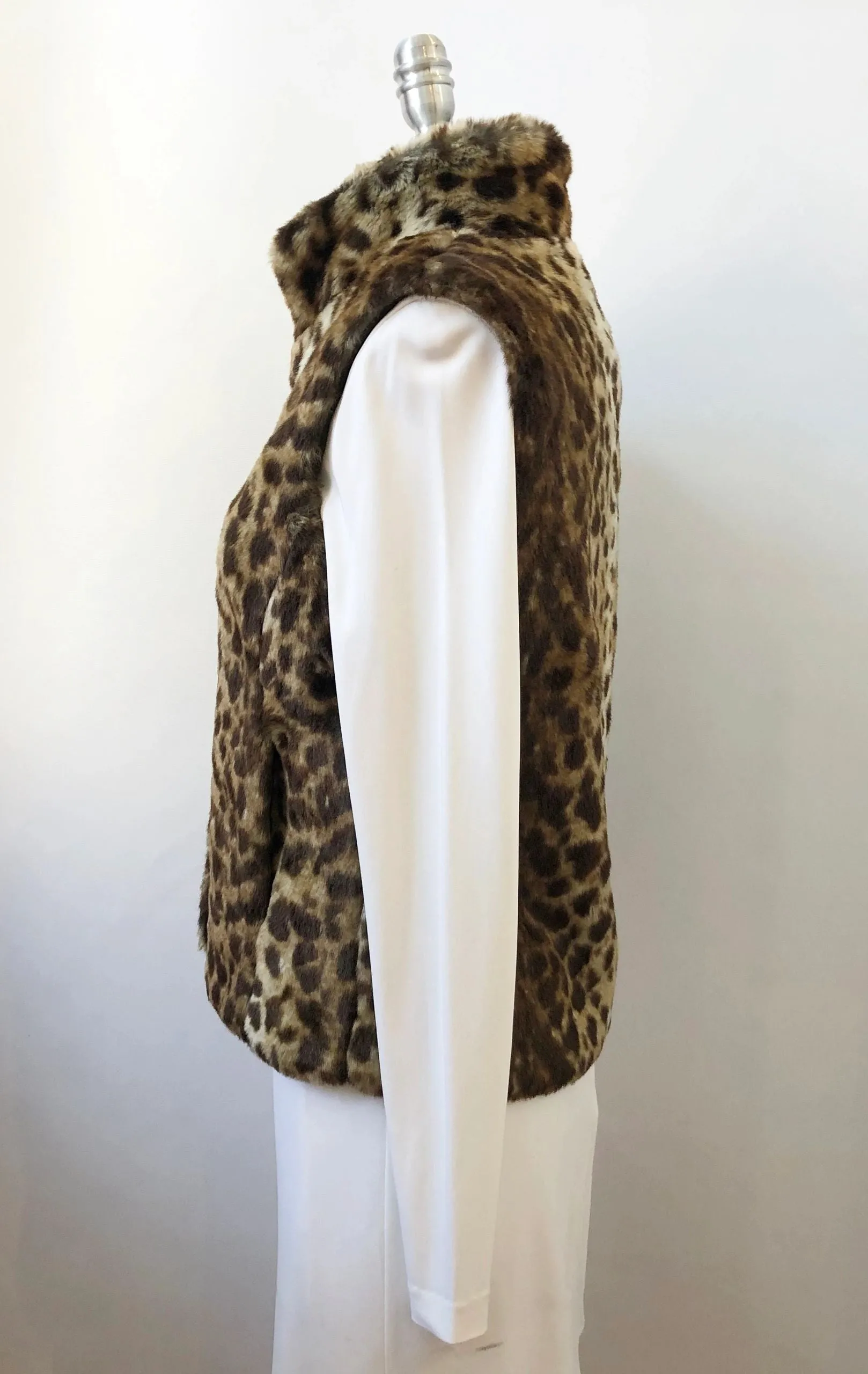 Jane Post Faux Fur Vest Size Xs