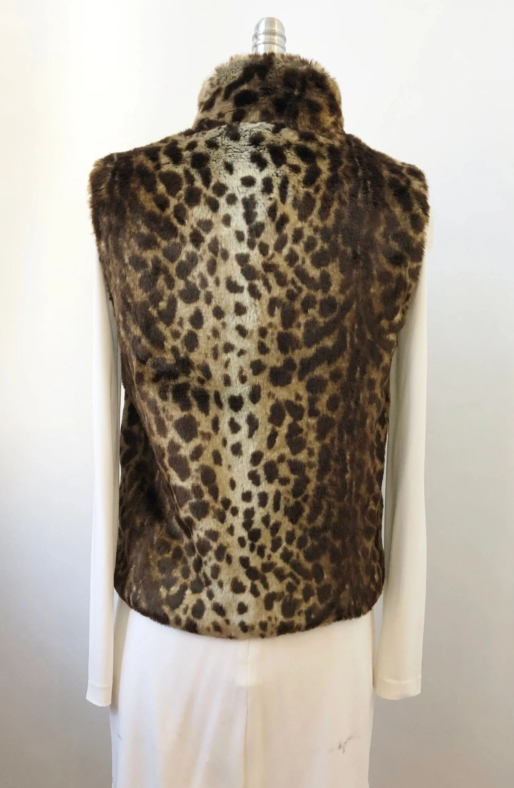 Jane Post Faux Fur Vest Size Xs