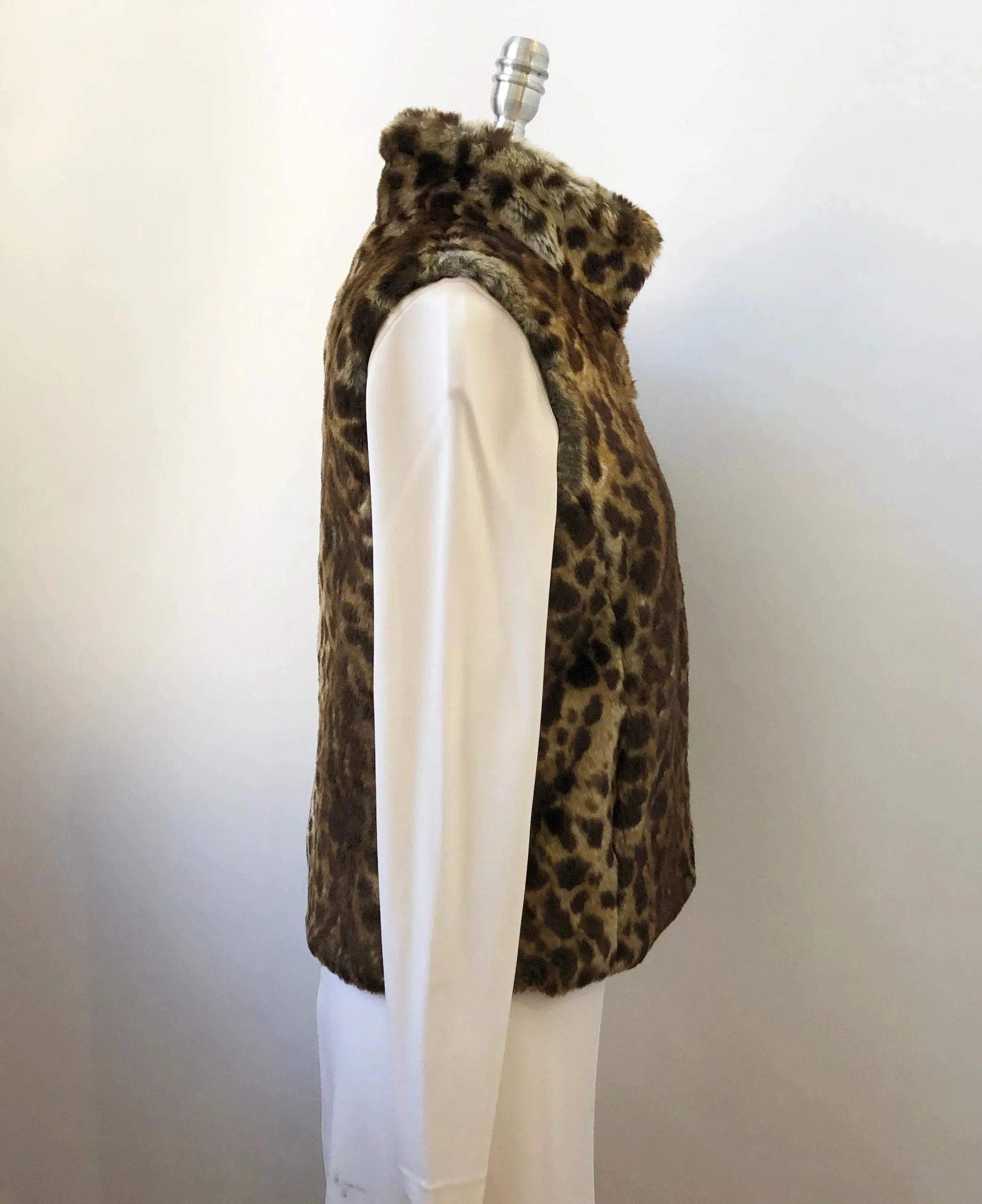Jane Post Faux Fur Vest Size Xs