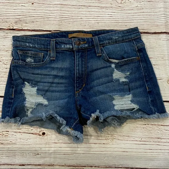 Joe’s Jeans Distressed Jean Shorts Phoebe Wash Sz 26