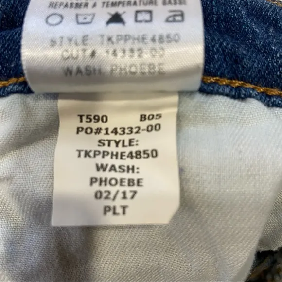 Joe’s Jeans Distressed Jean Shorts Phoebe Wash Sz 26