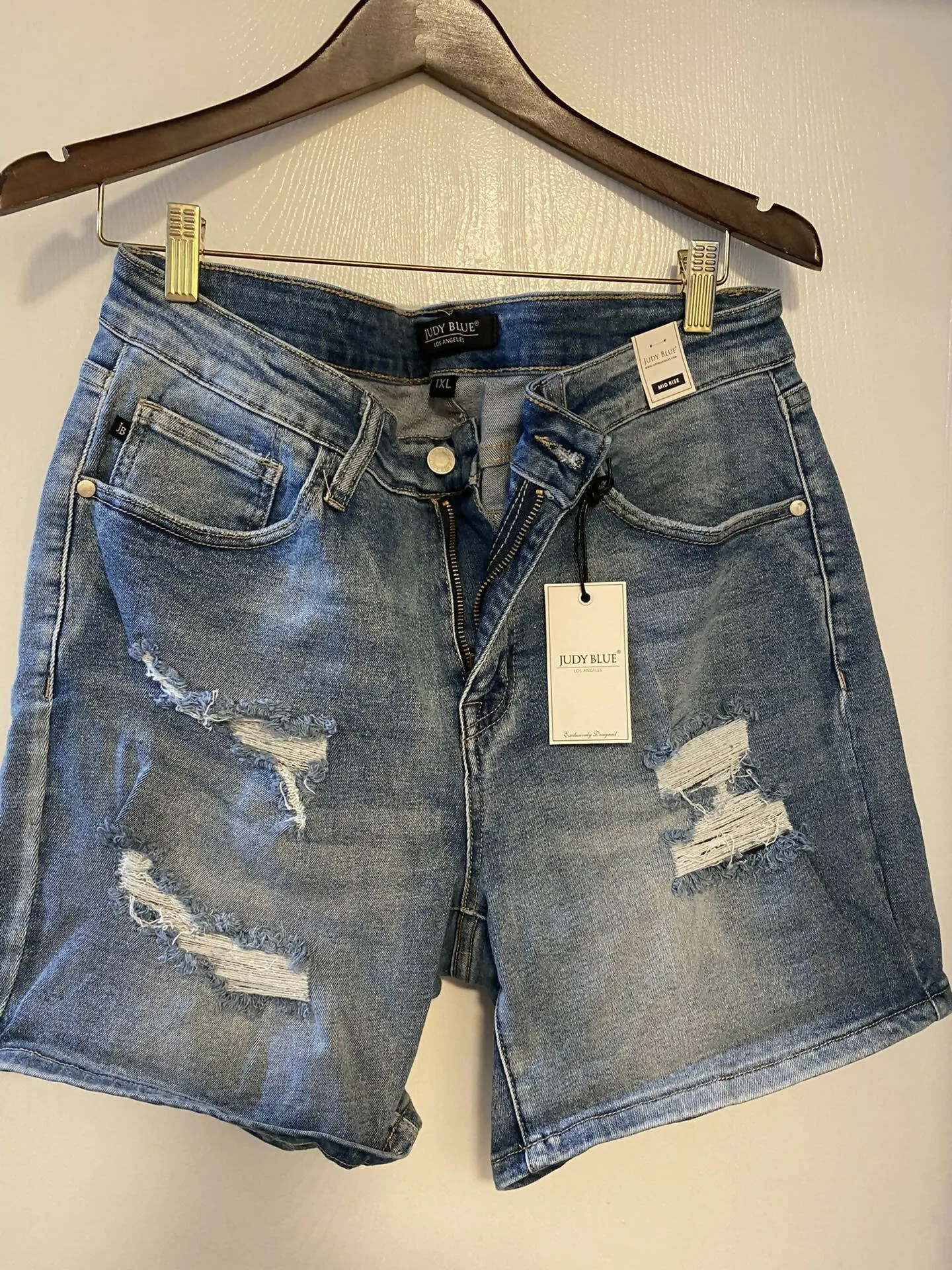 Judy Blue Distressed Shorts