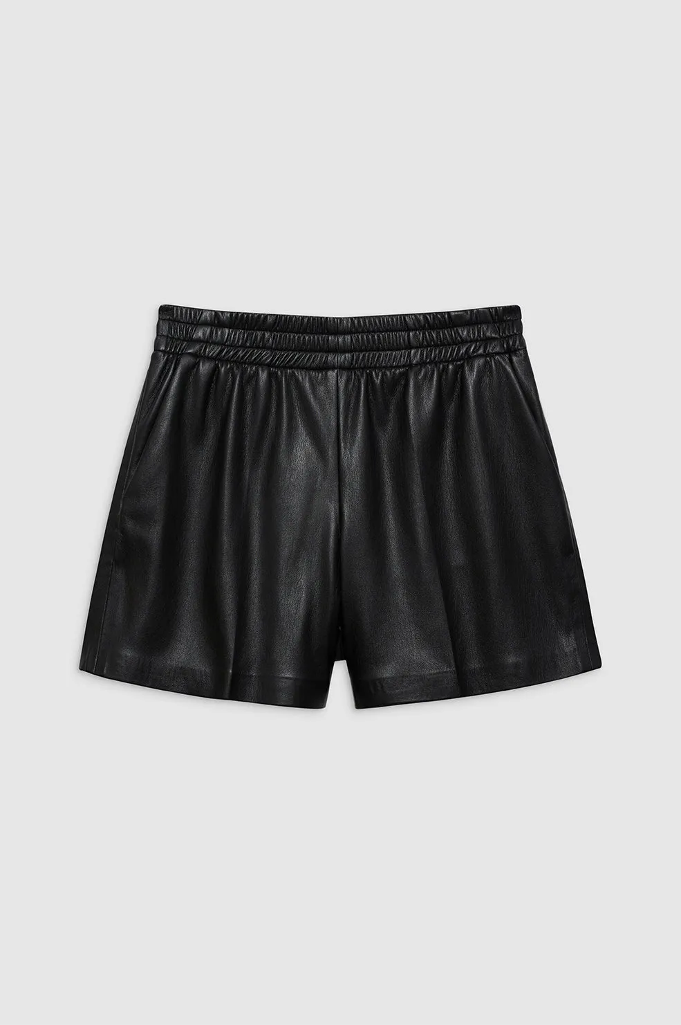 Kam Short - Black Vegan Leather