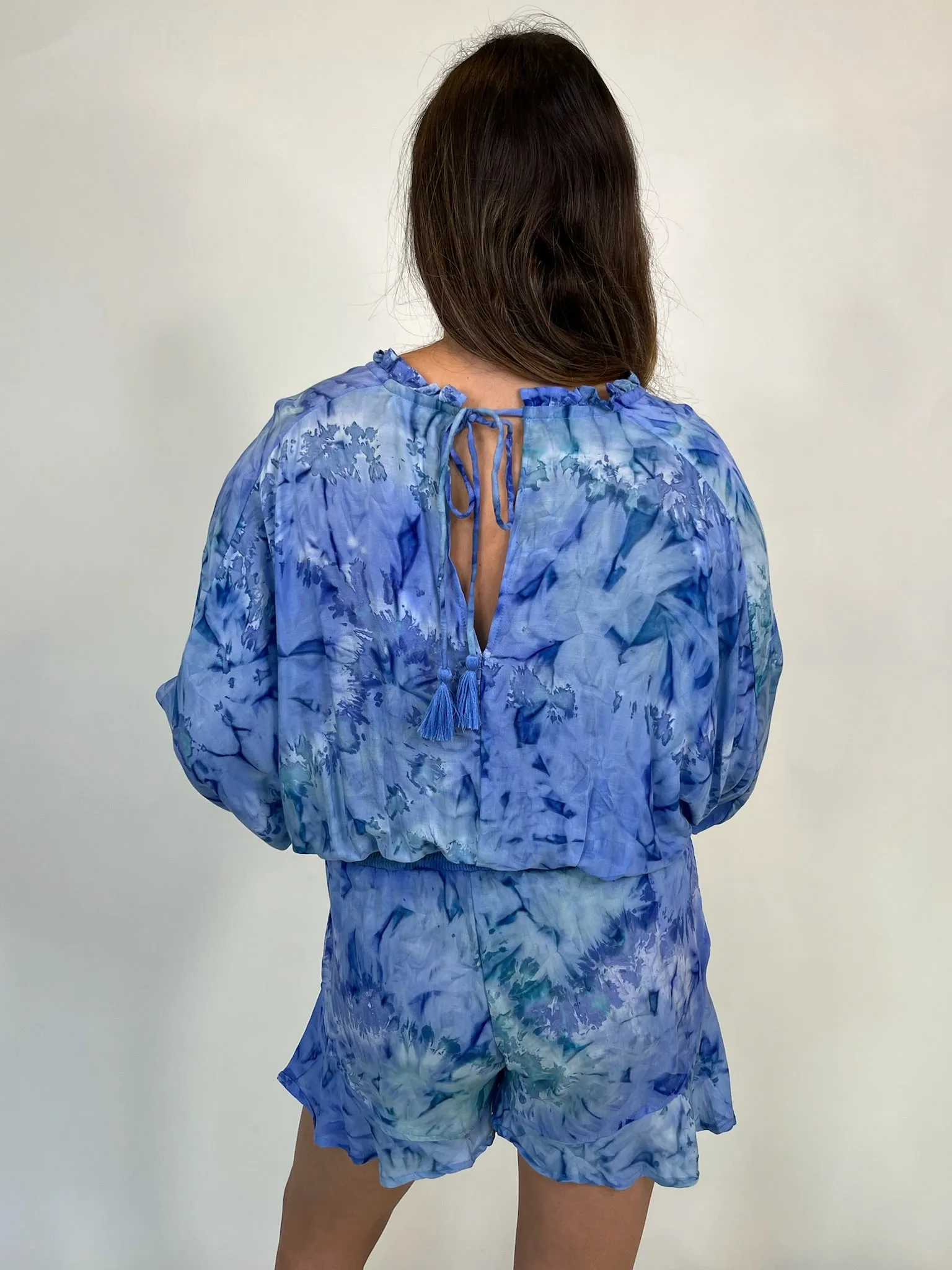 Khush Tuscany Romper Kilauea Blue