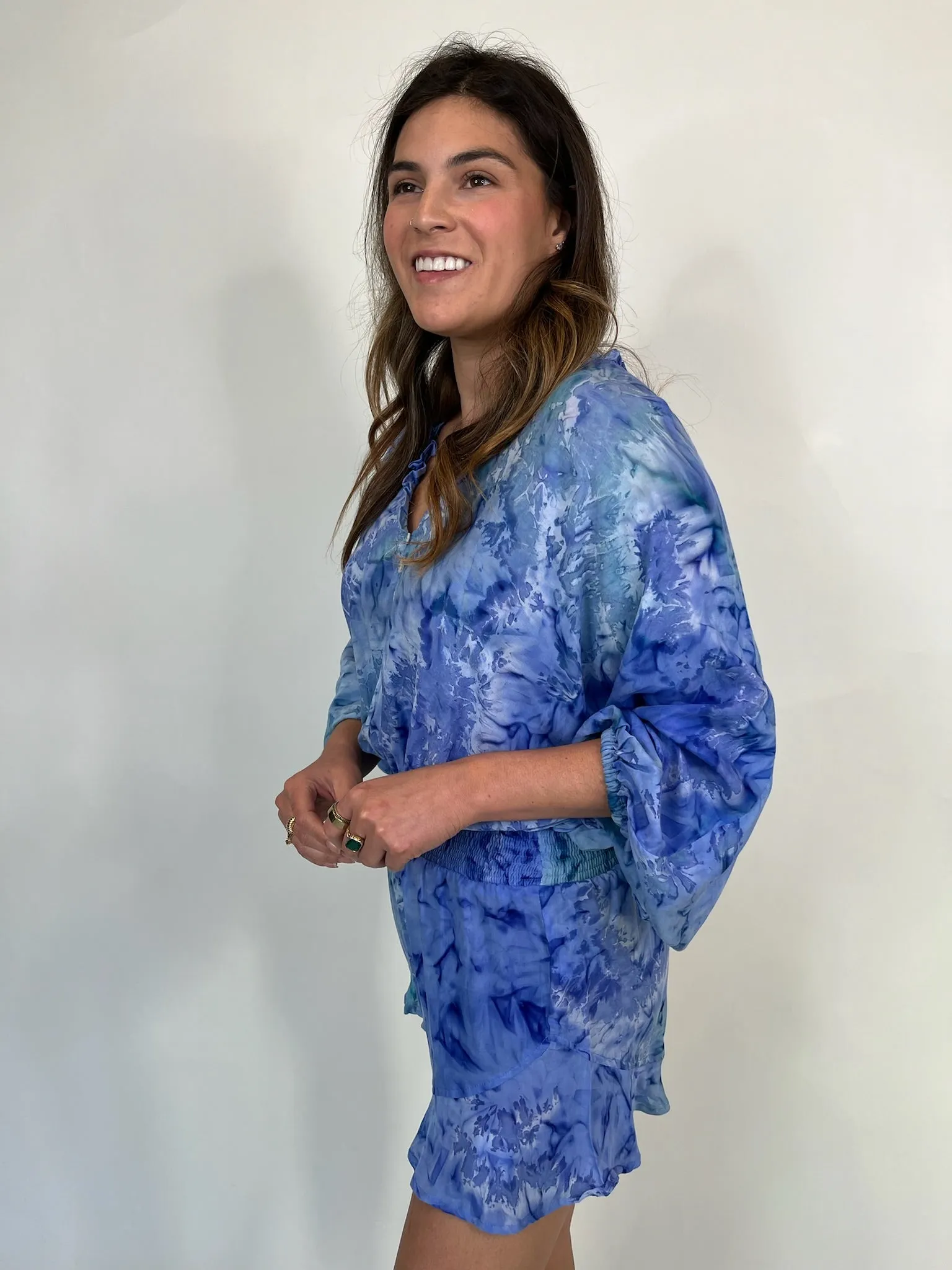 Khush Tuscany Romper Kilauea Blue