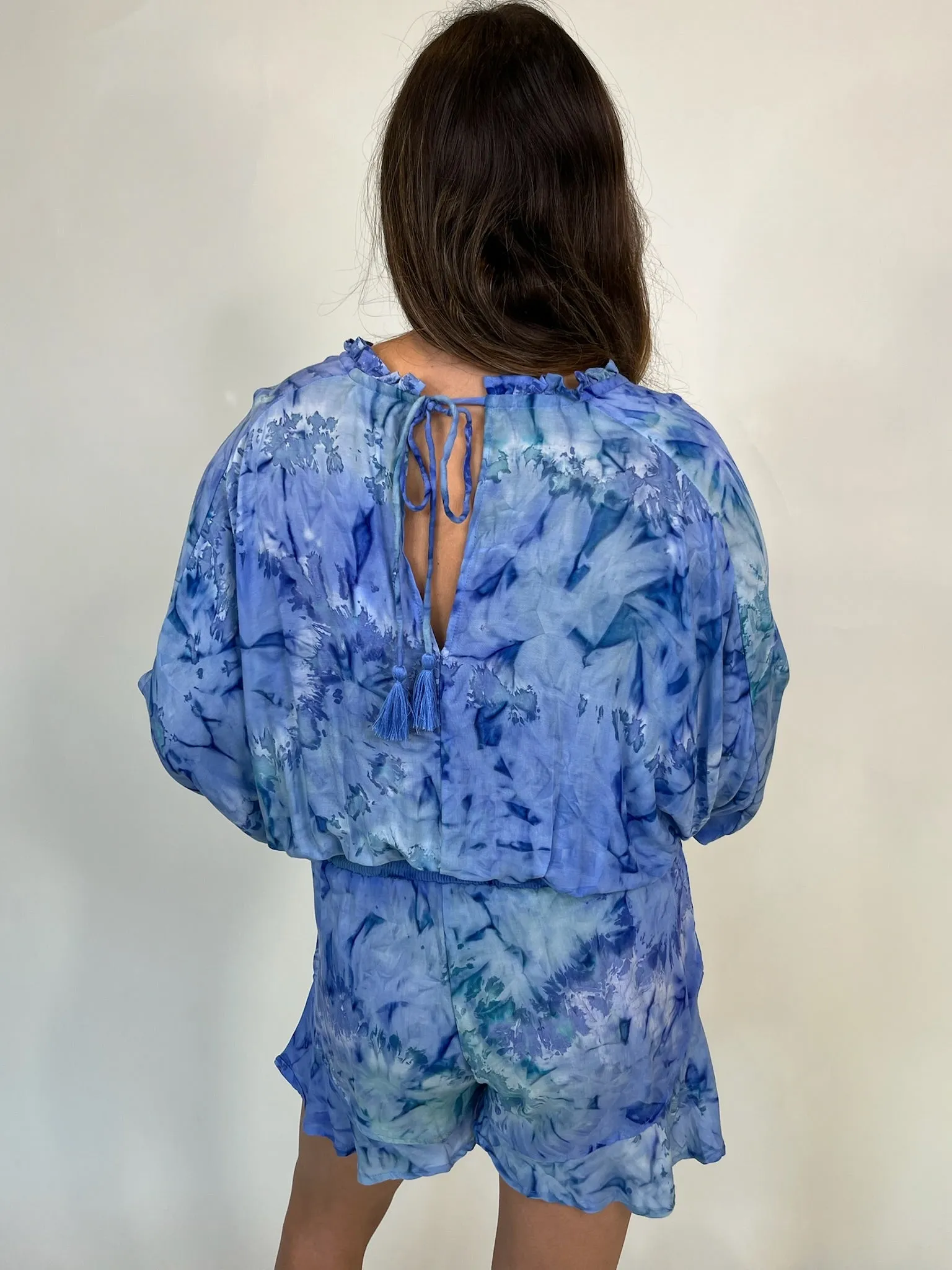 Khush Tuscany Romper Kilauea Blue