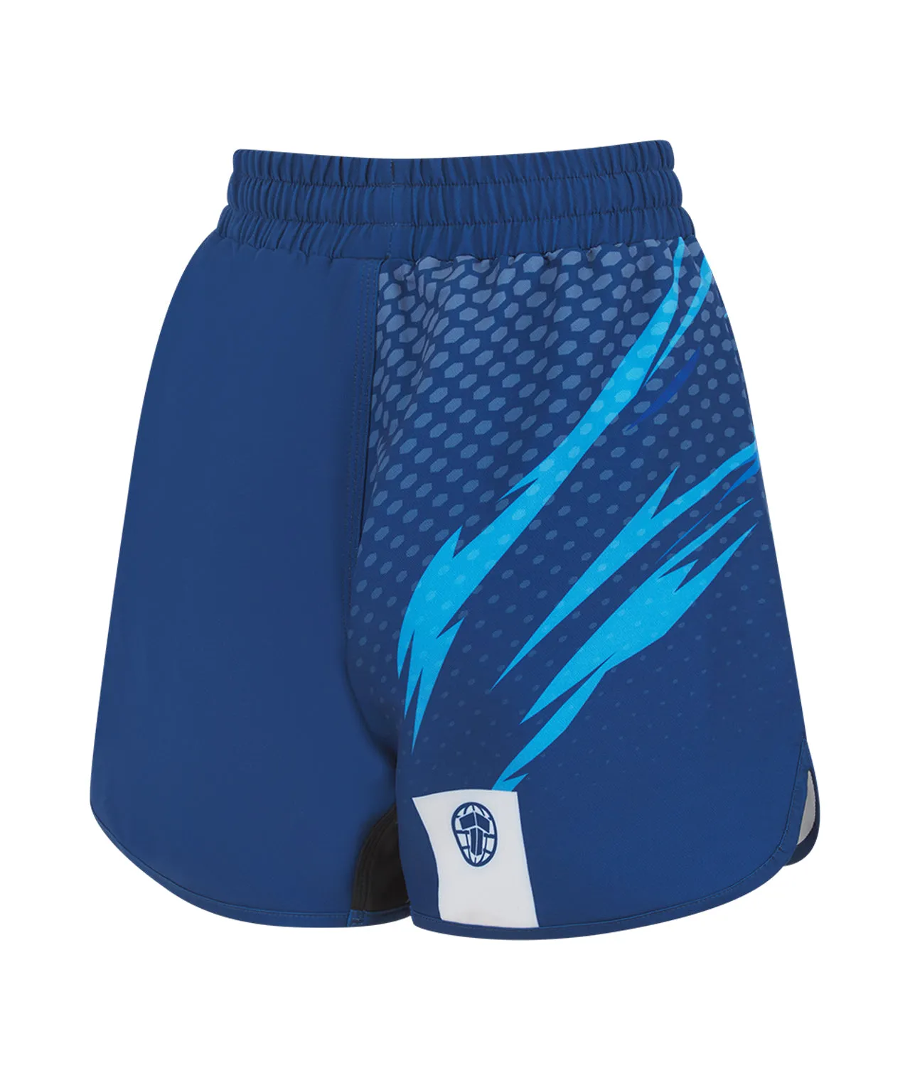 Kids Abstract Shorts - Blue