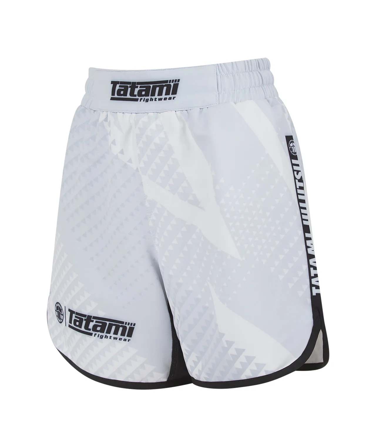 Kids Abstract Shorts - White