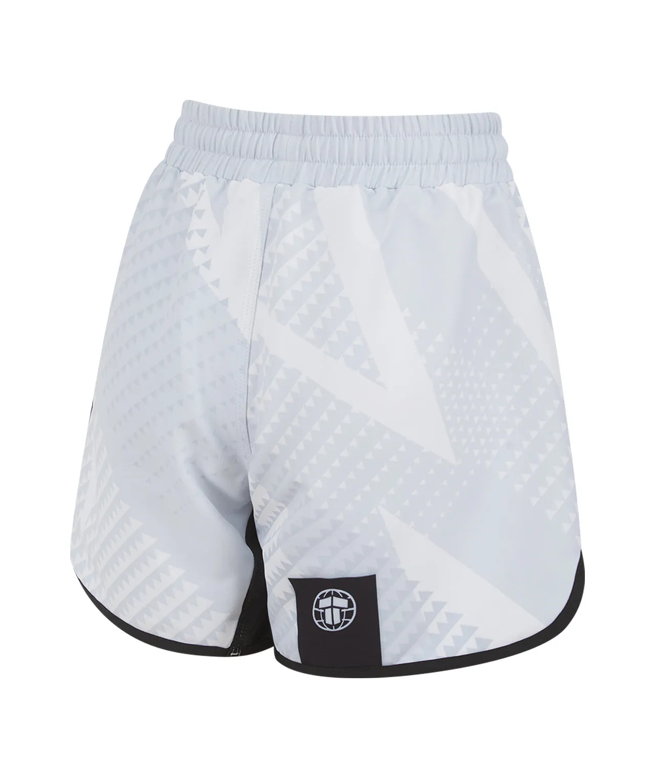 Kids Abstract Shorts - White