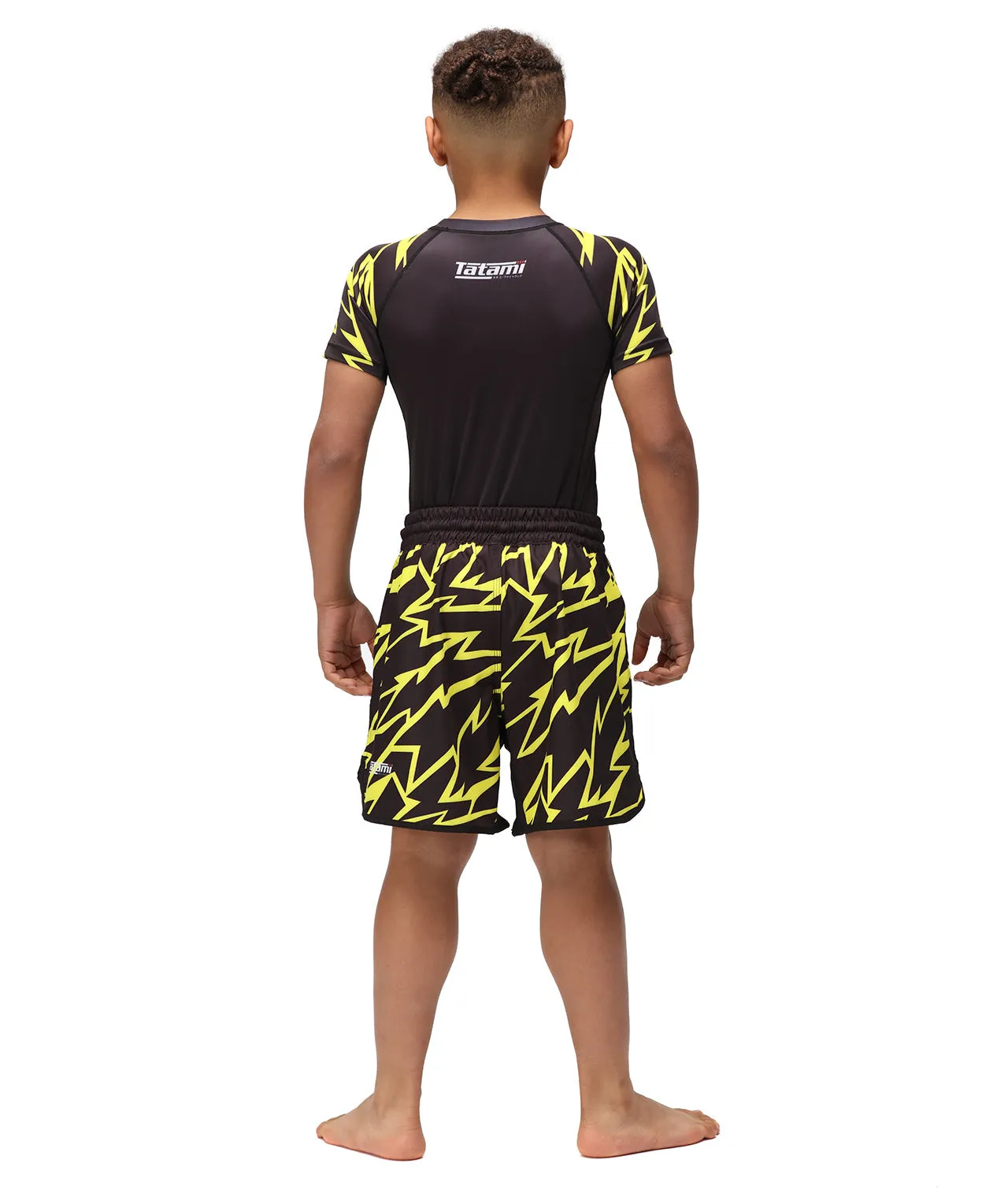 Kids Recharge Grappling Shorts - Bolt