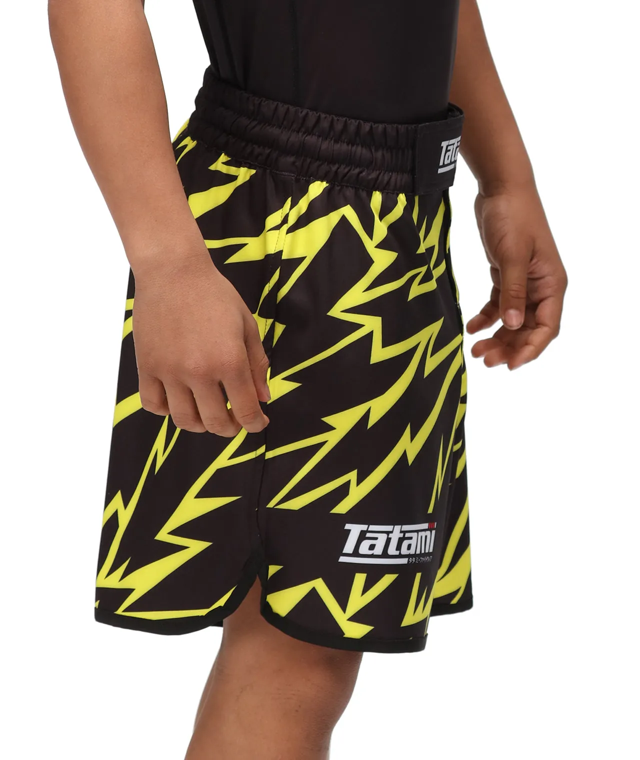 Kids Recharge Grappling Shorts - Bolt
