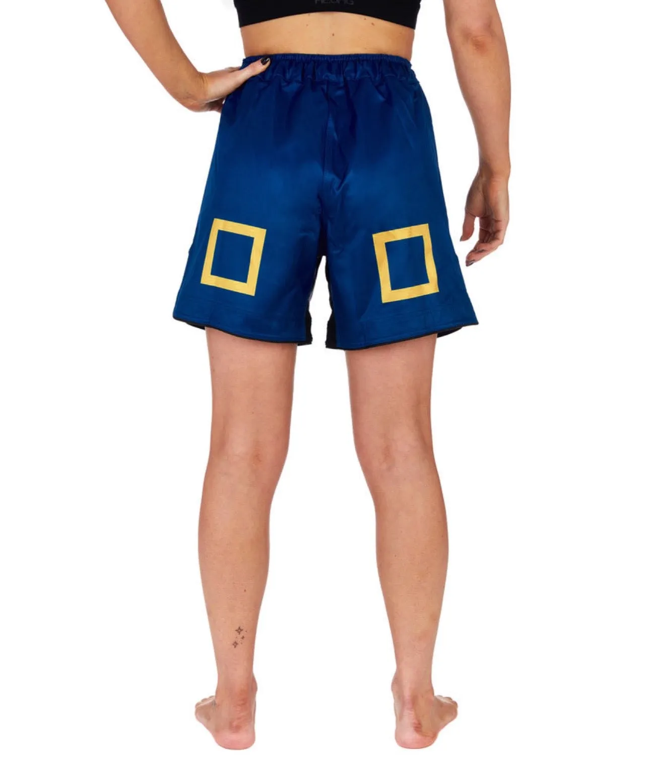 Ladies Katakana Grappling Shorts - Navy