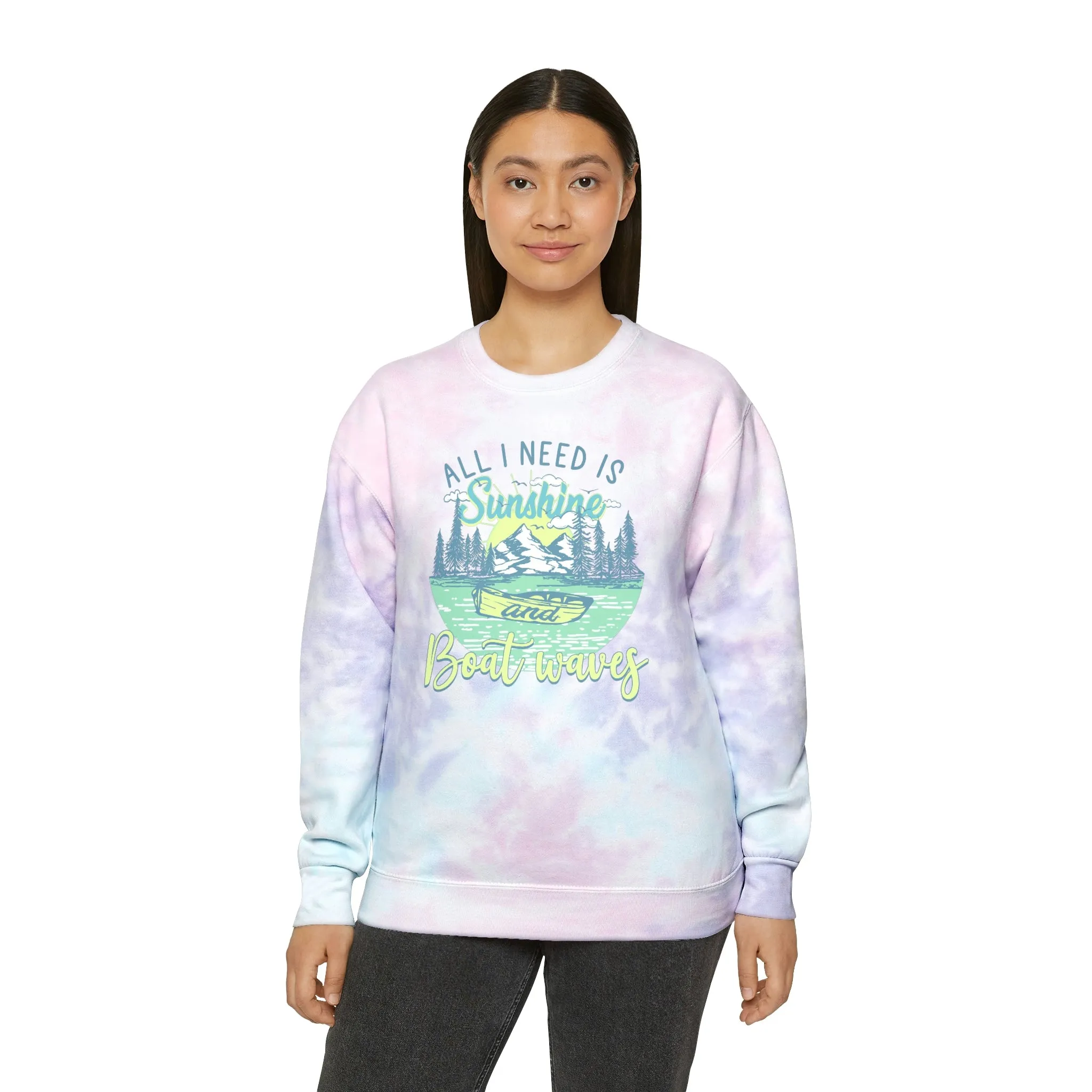 LAKE SWEATSHIRT / TIE DYE LAKE SWEATSHIRT / LAKE TIE DYE SHIRT / LAKE CREWNECK / TIE DYE LAKE CREWNECK / LAKE LOVER GIFTS