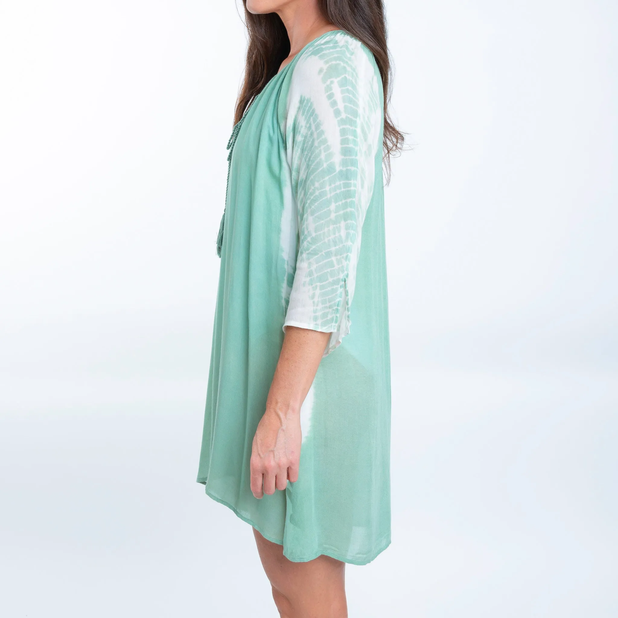 Larsa Raglan Tie Dye  Cover Up