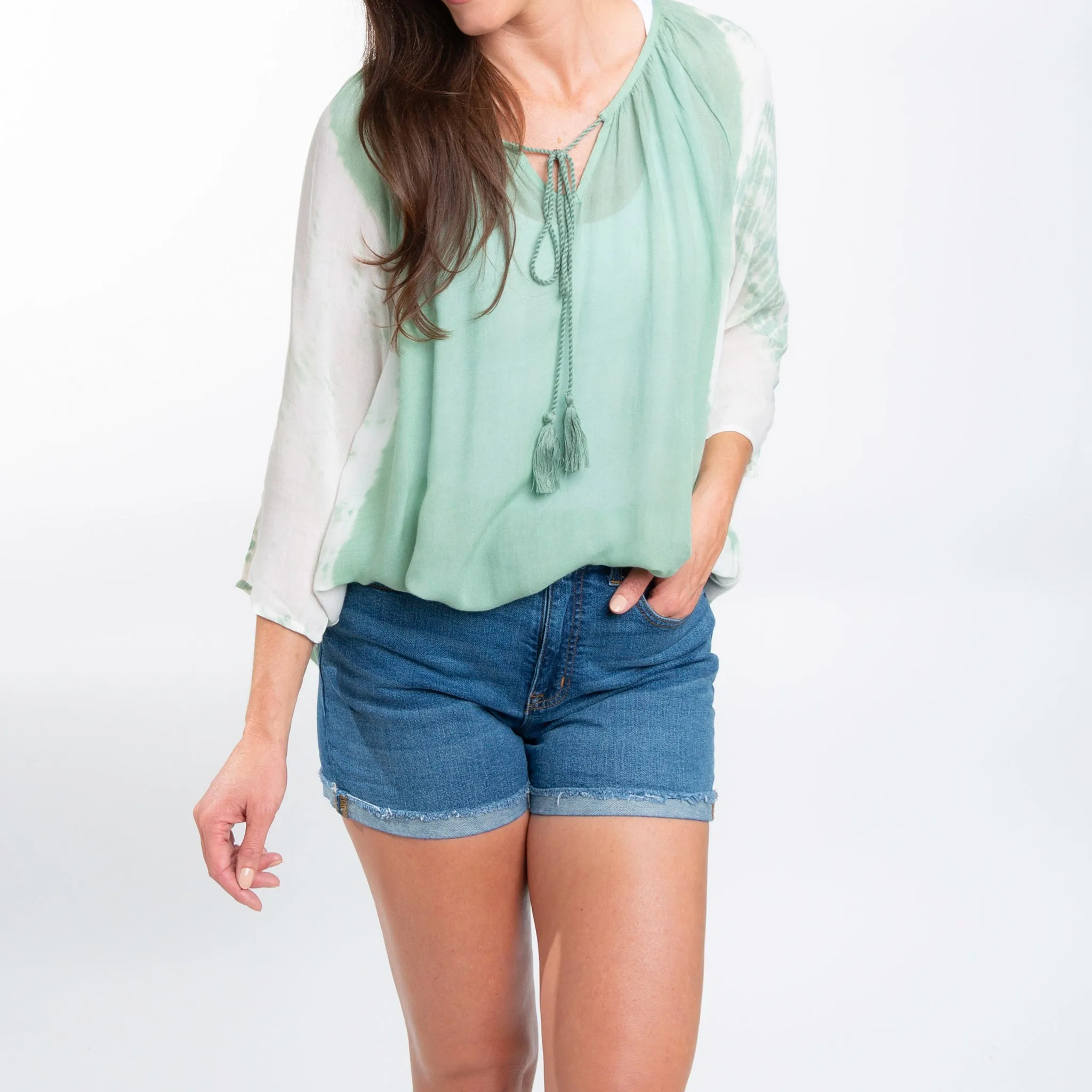 Larsa Raglan Tie Dye  Cover Up
