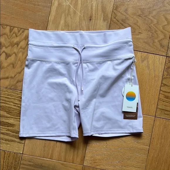 Lavender Vuori Biker Shorts