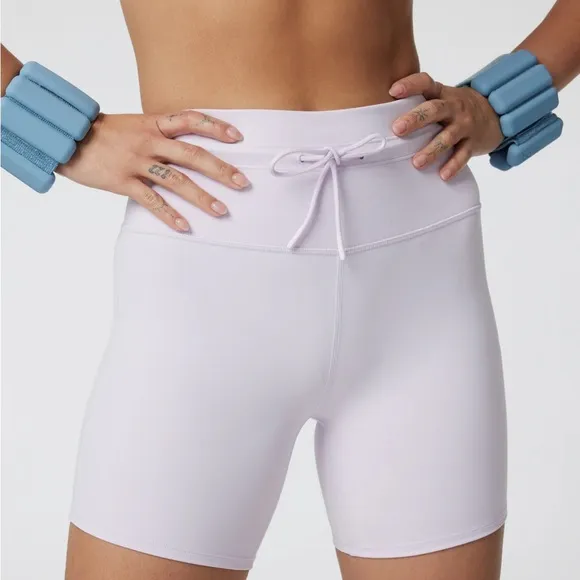 Lavender Vuori Biker Shorts