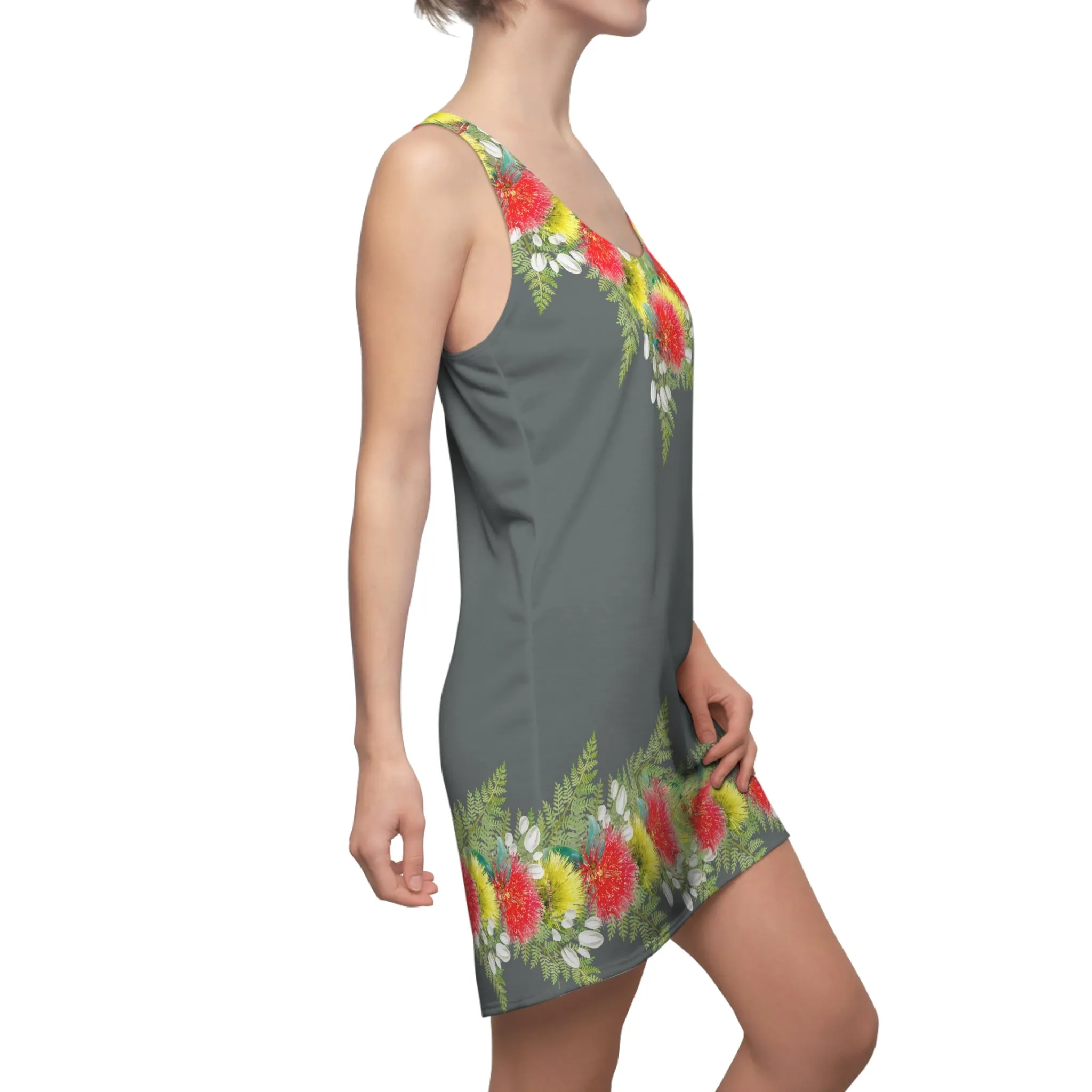 Lehua Blossoms-Women's Racerback Dress
