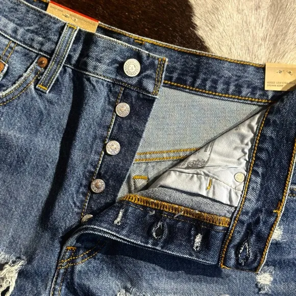 Levi’s High Rise 501 Jean Shorts