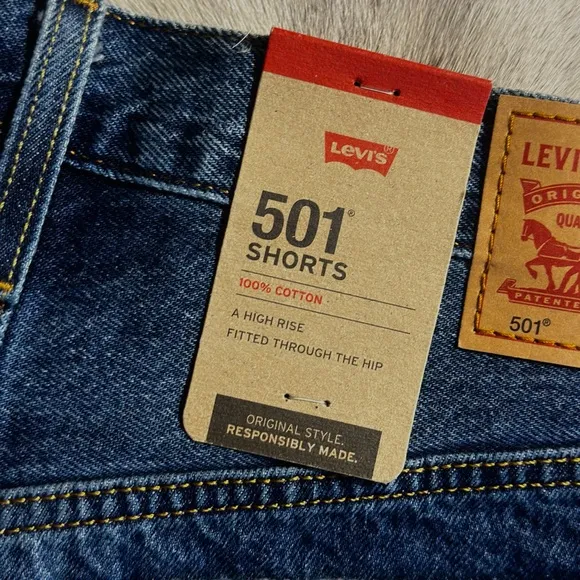 Levi’s High Rise 501 Jean Shorts