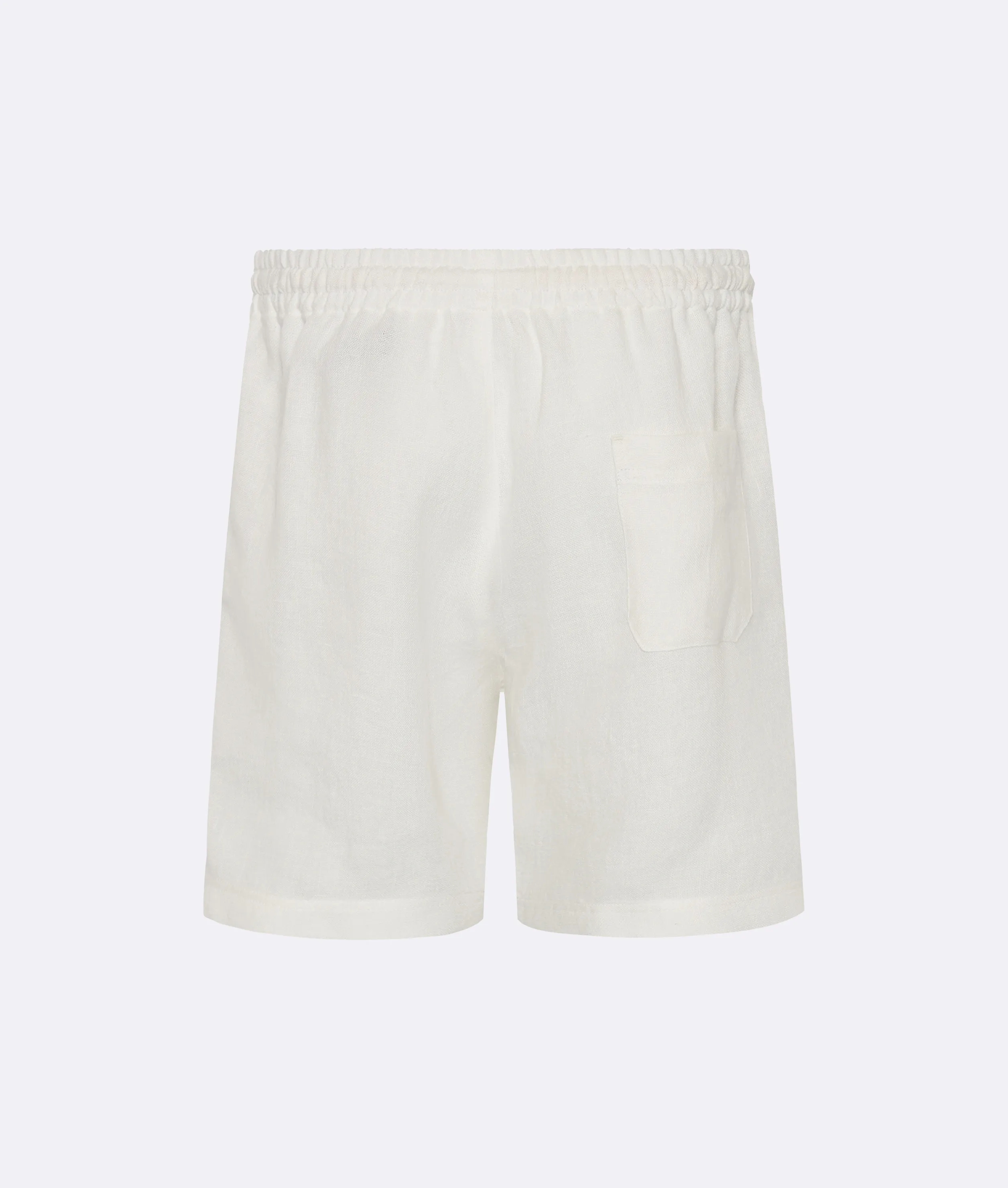Linen Lounge Shorts White
