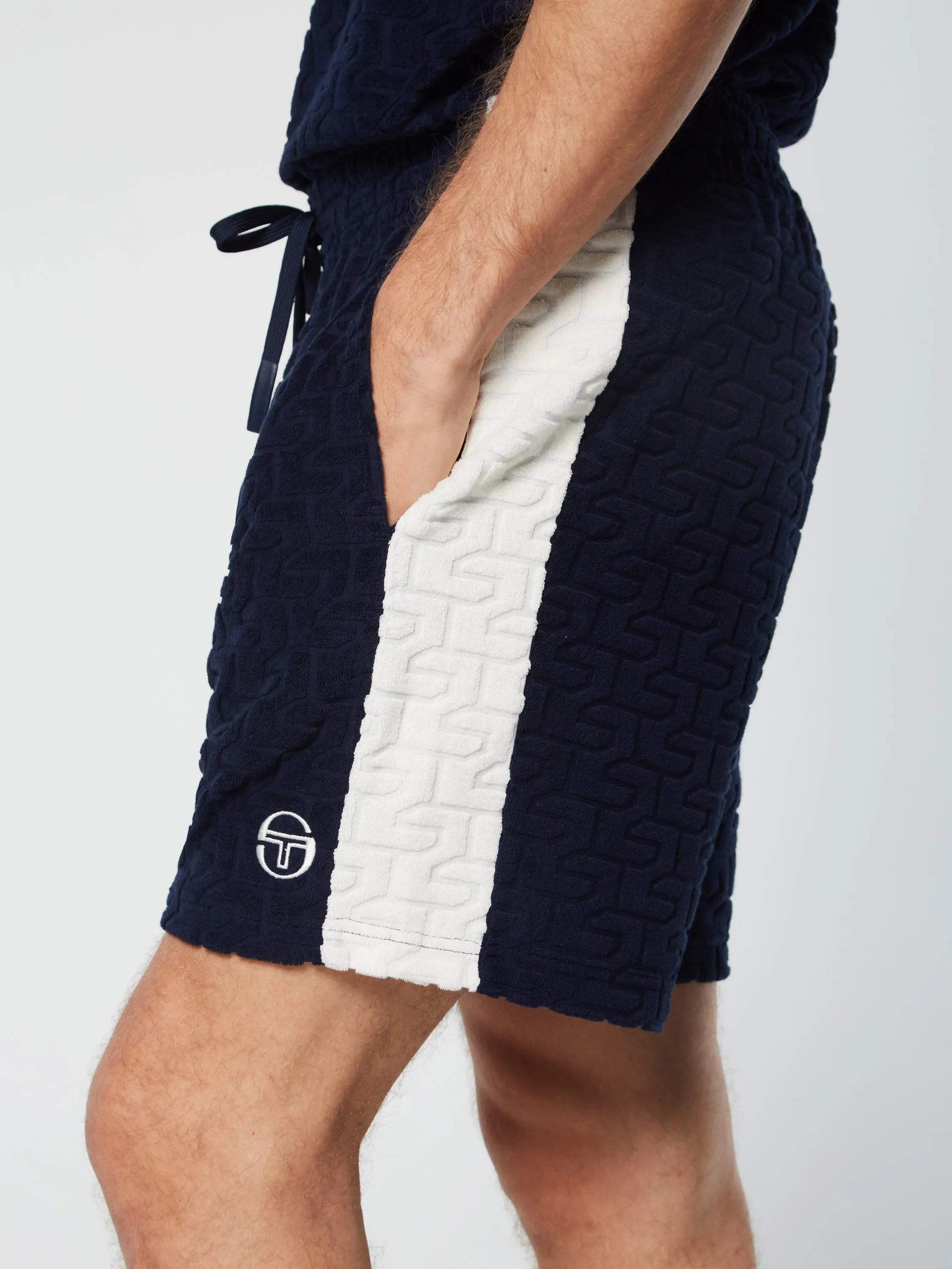Livata Monogram Short- Maritime Blue