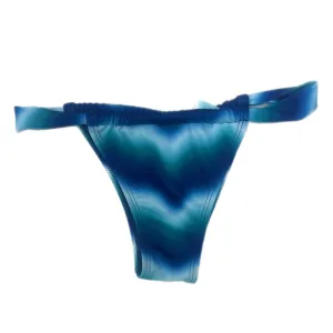 Loco Boutique Woman's Tie Die Bohemian Sliding Triangle Bikini