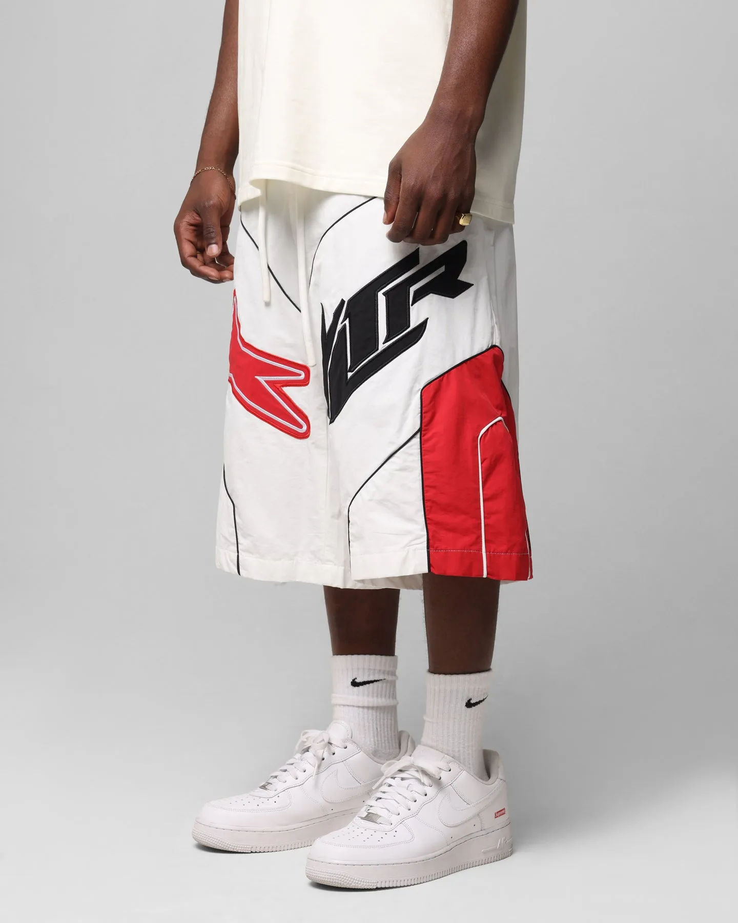 Loiter Motocross Shorts White