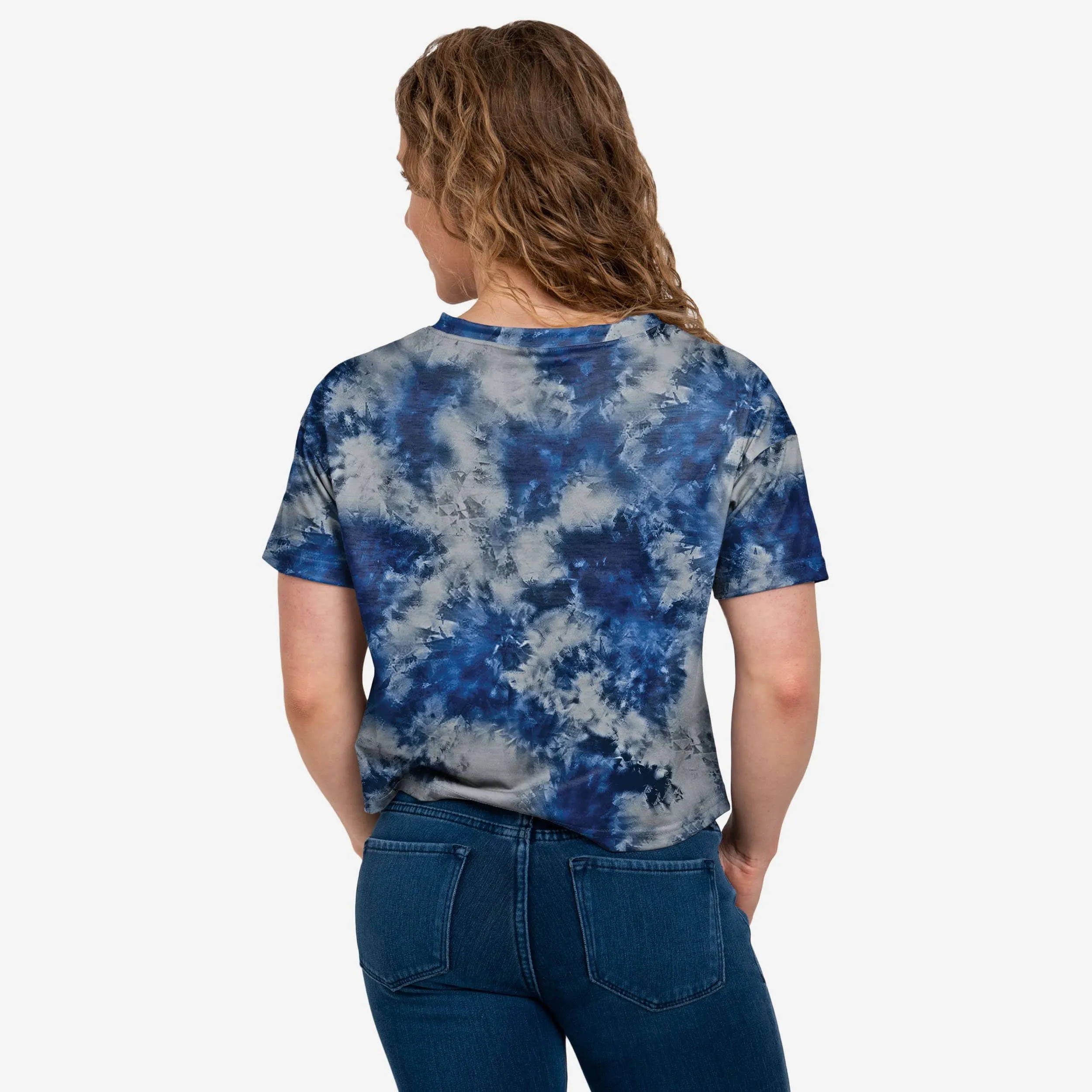 Los Angeles Dodgers Womens To Tie-Dye For Crop Top