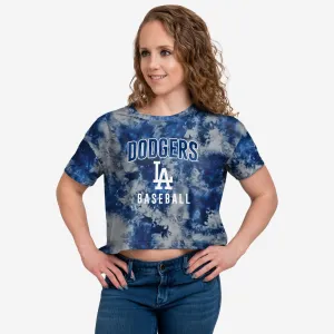 Los Angeles Dodgers Womens To Tie-Dye For Crop Top