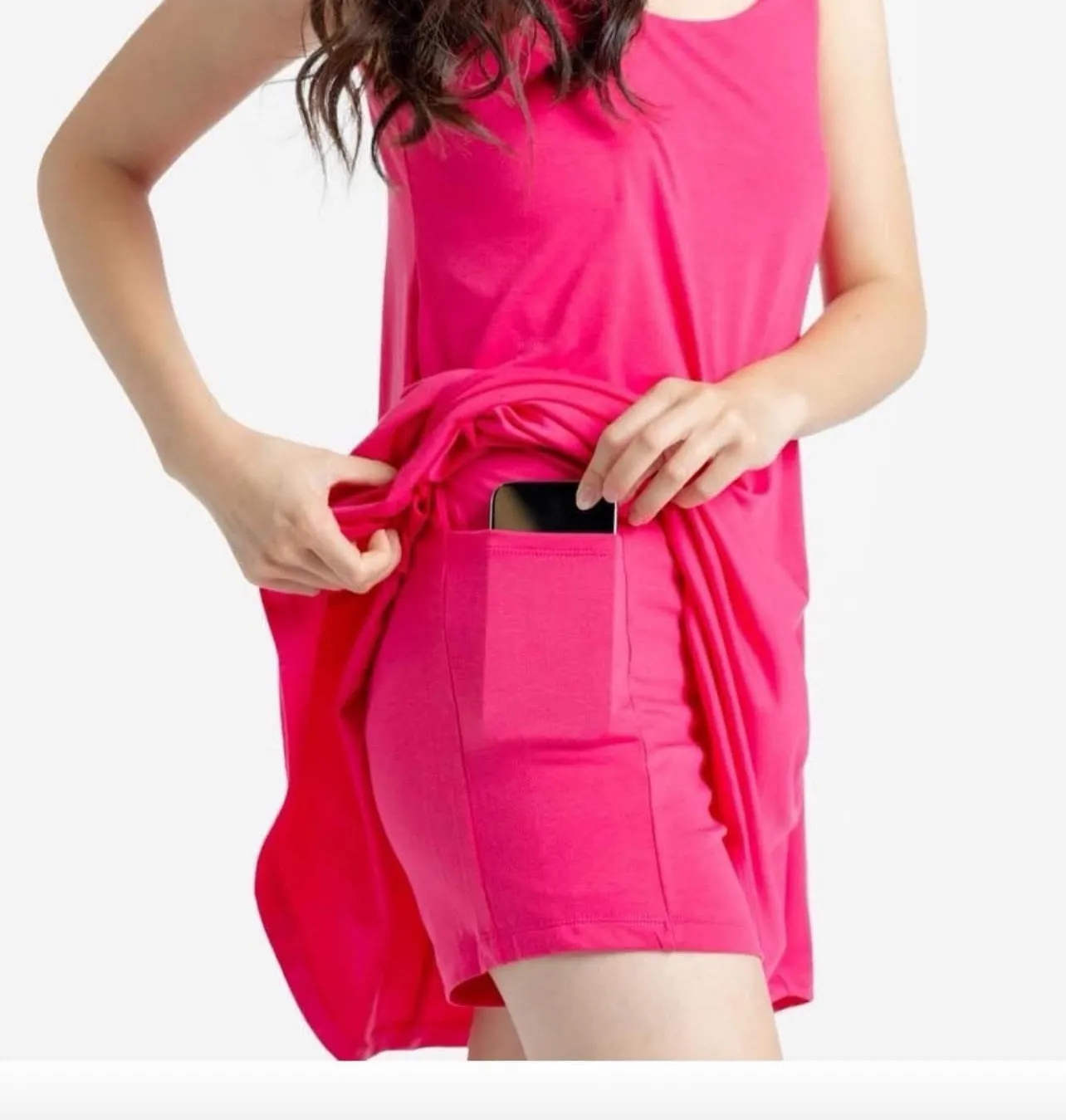 Lynn - Solid Raspberry Sorbet Pink