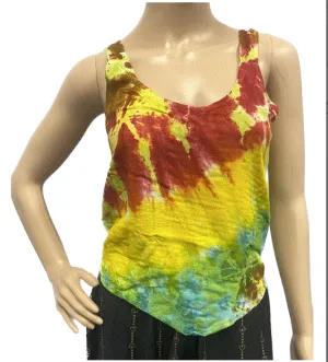 Magic Touch - Tie Dye Elastic Crop Top