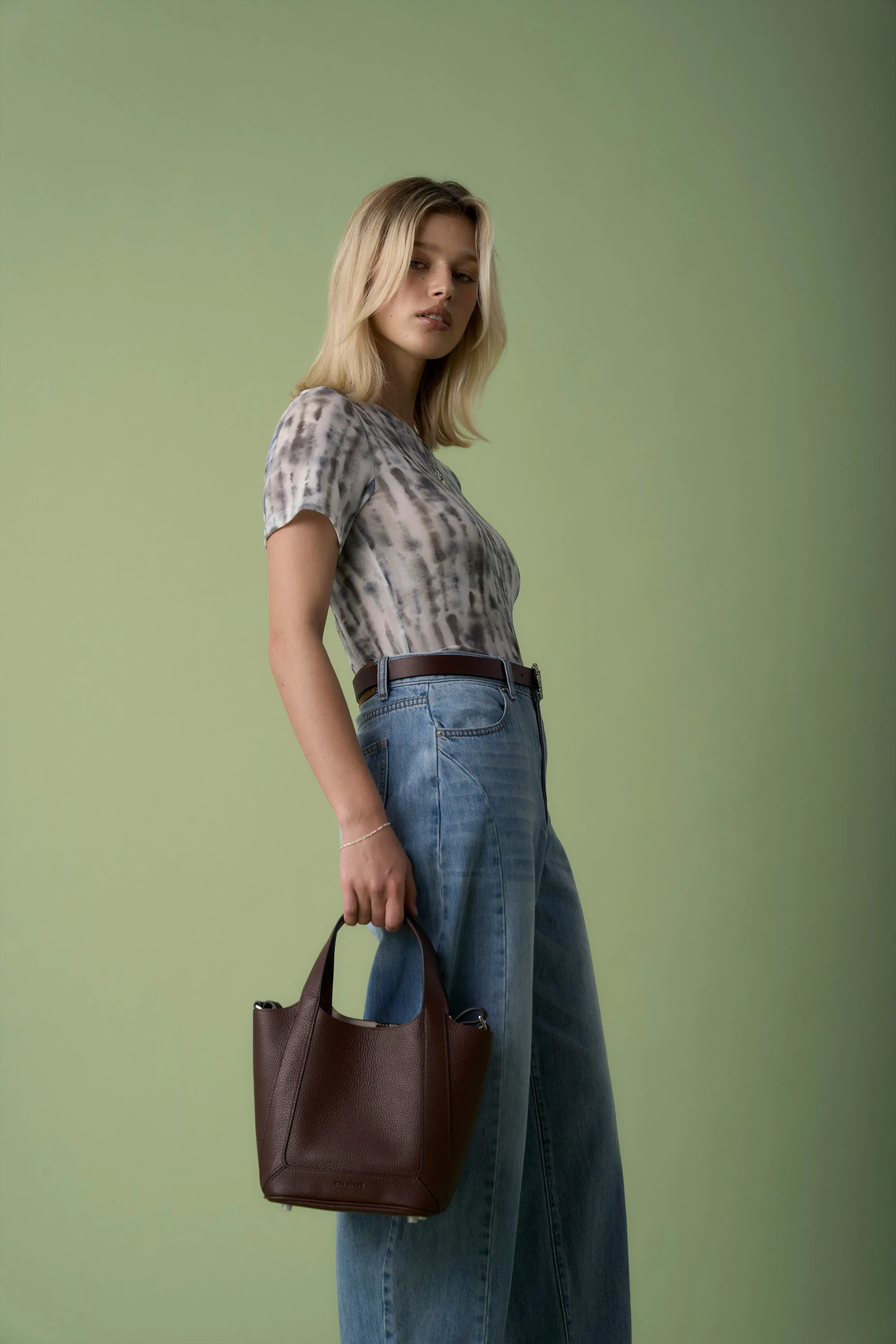Mali Mesh Short Sleeve Top