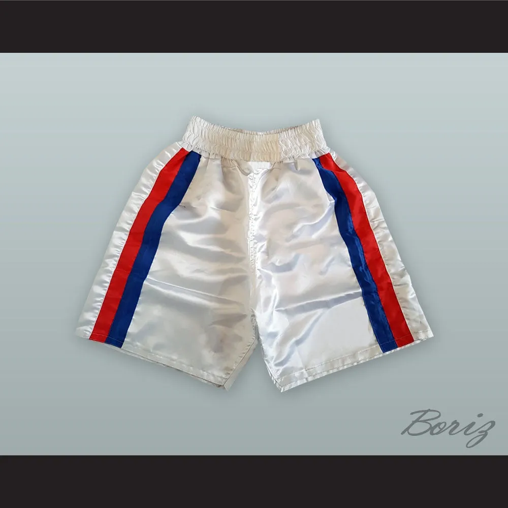 Manny Pacquiao White Boxing Shorts